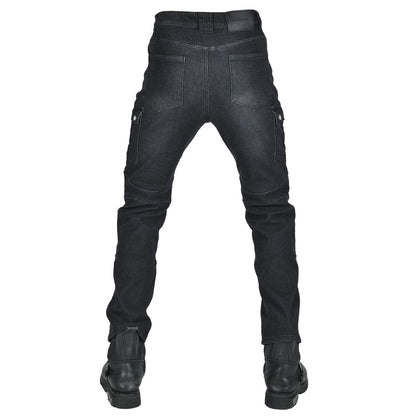 Fierce 4 Men's Winter Fleece-lined Motorcycle Jeans