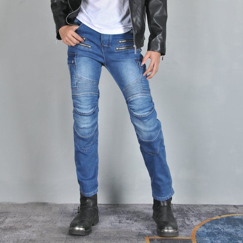 Fierce 4 Men's Winter Fleece-lined Motorcycle Jeans