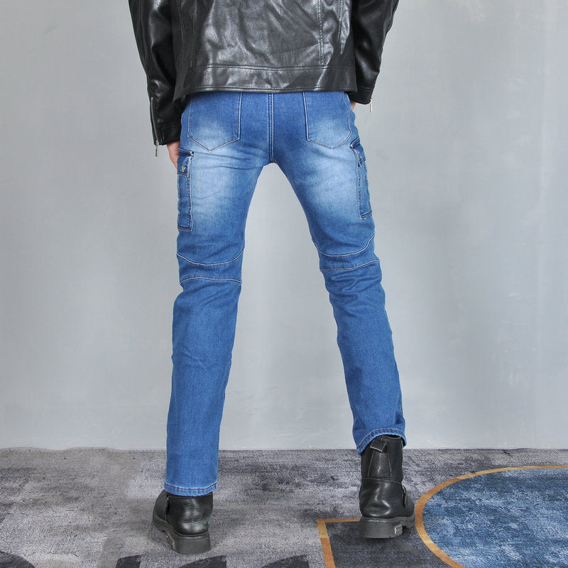 Fierce 4 Men's Winter Fleece-lined Motorcycle Jeans