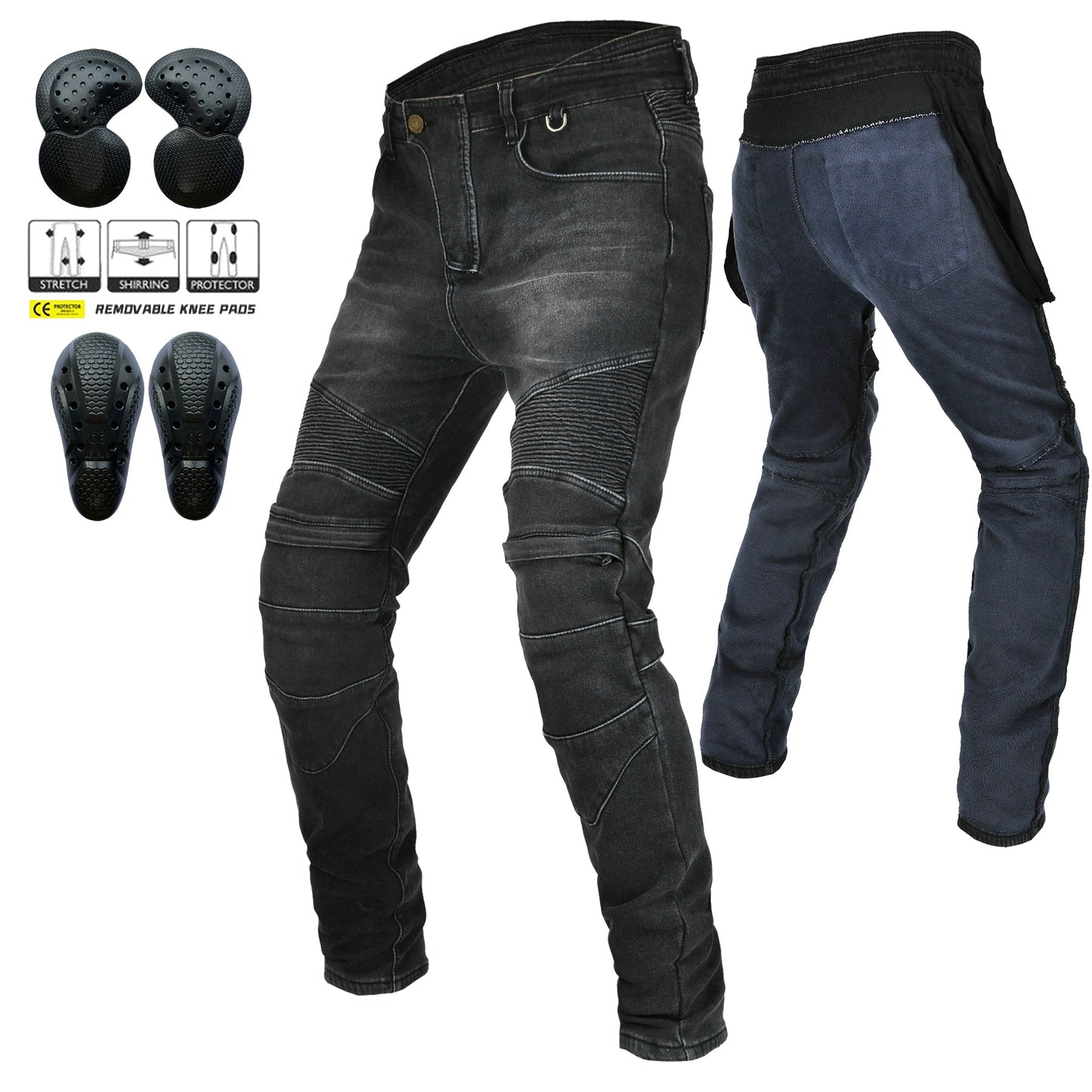 Fierce 28 Men's Riding Jeans with CE Armor Protector
