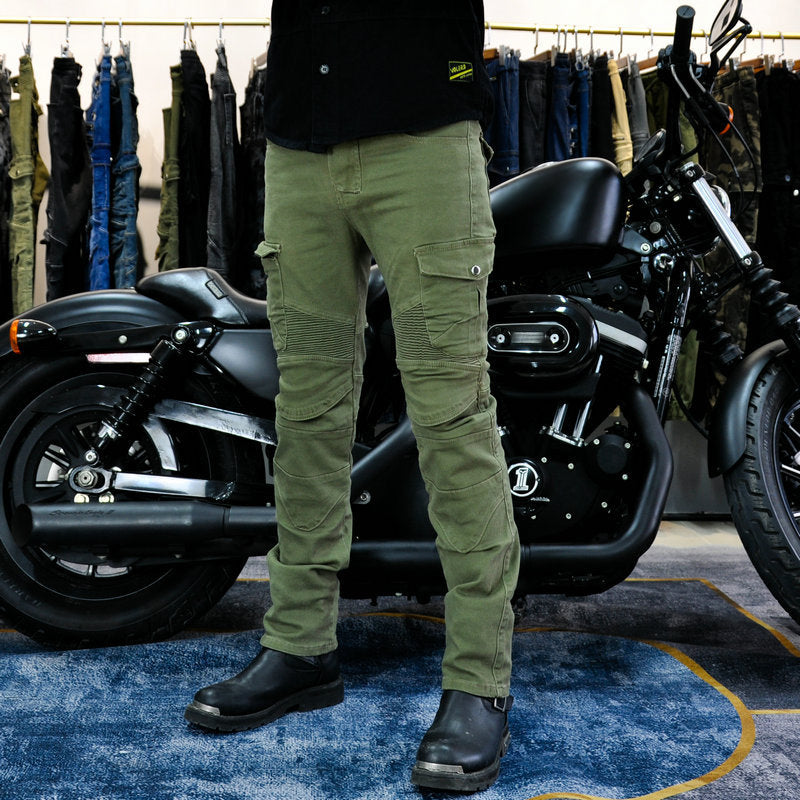 Men's R19 Cargo Denim Water-Repellent Motorcycle Jeans