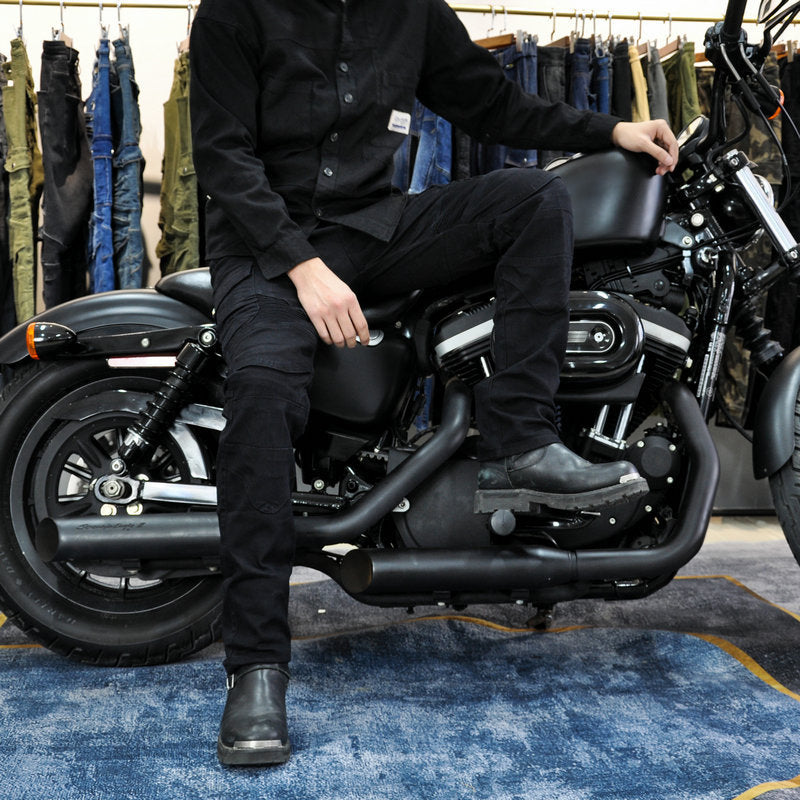 Men's R19 Cargo Denim Water-Repellent Motorcycle Jeans