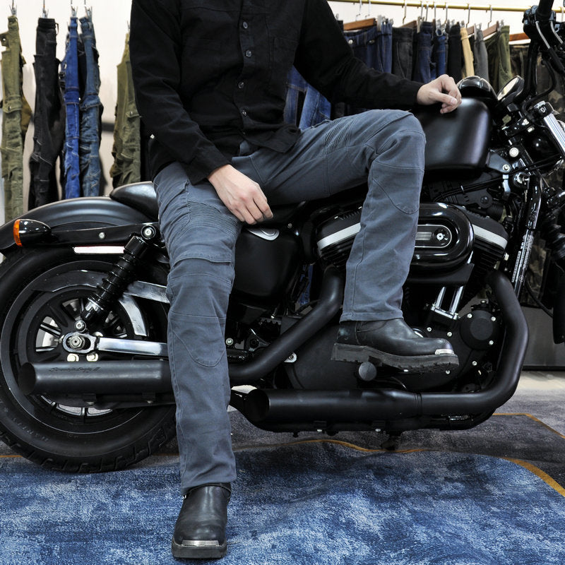 Men's R19 Cargo Denim Water-Repellent Motorcycle Jeans