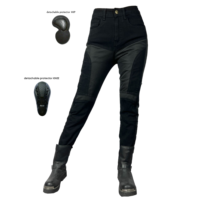 Noir 22 Women’s Summer Mesh Motorcycle Jeans