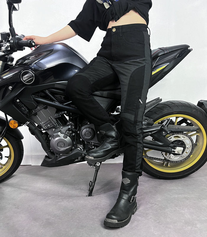 Noir 22 Women’s Summer Mesh Motorcycle Jeans