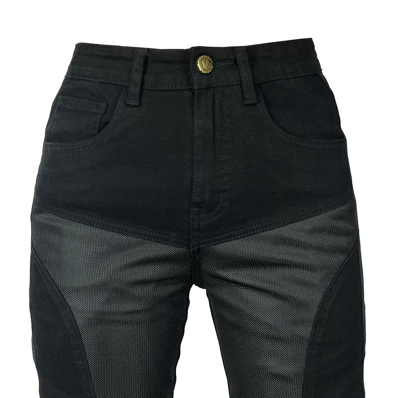 Noir 22 Women’s Summer Mesh Motorcycle Jeans