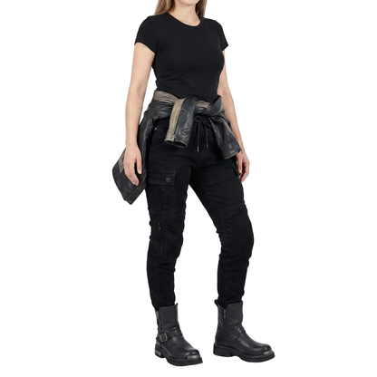 Women’s Motorcycle Kevlar K‑6 Casual Tapered Leg Riding Pants