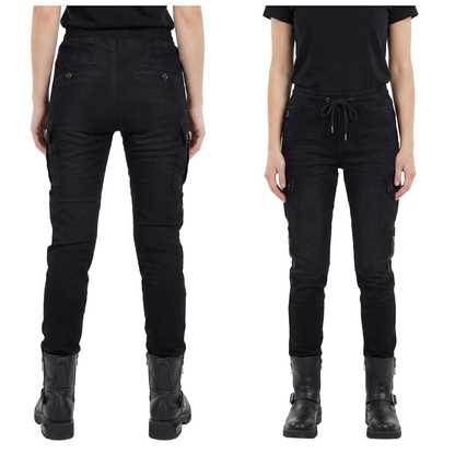 Women’s Motorcycle Kevlar K‑6 Casual Tapered Leg Riding Pants