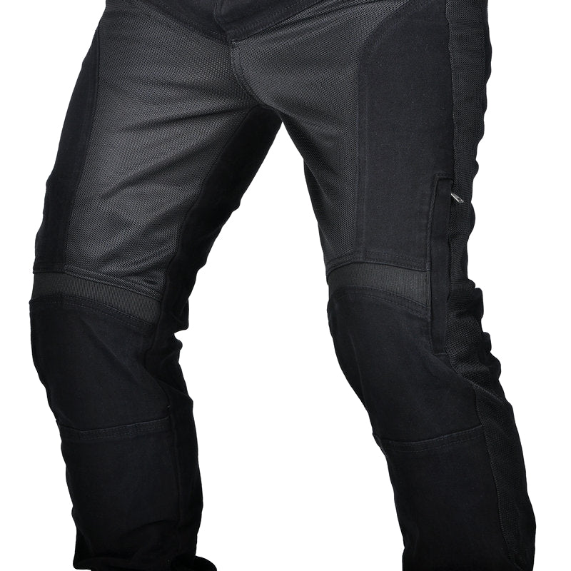 Noir 22 Men’s Summer Mesh Motorcycle Jeans