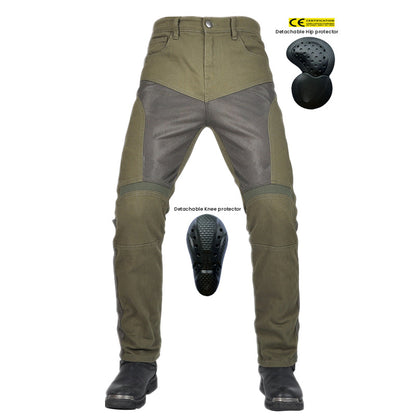 Noir 22 Men’s Summer Mesh Motorcycle Jeans