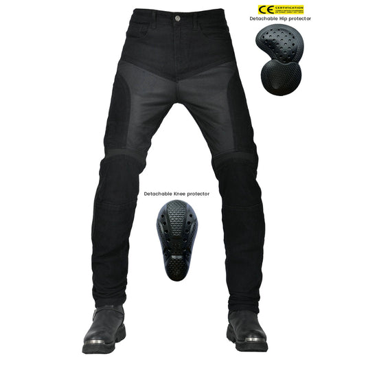 Noir 22 Men’s Summer Mesh Motorcycle Jeans