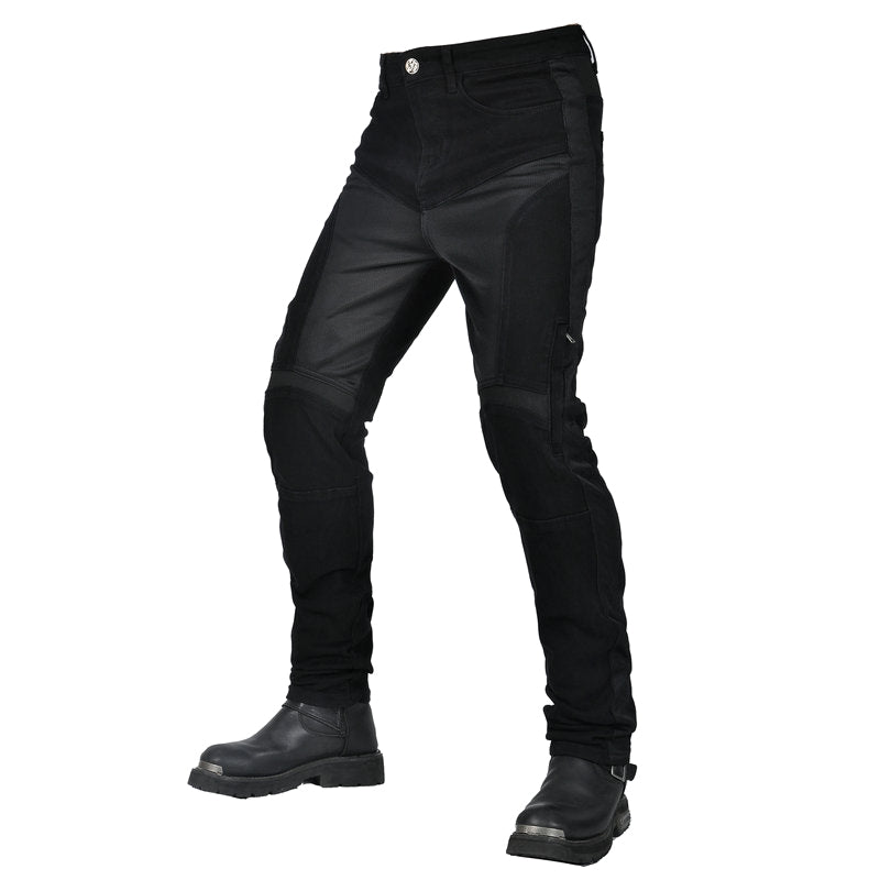 Noir 22 Men’s Summer Mesh Motorcycle Jeans