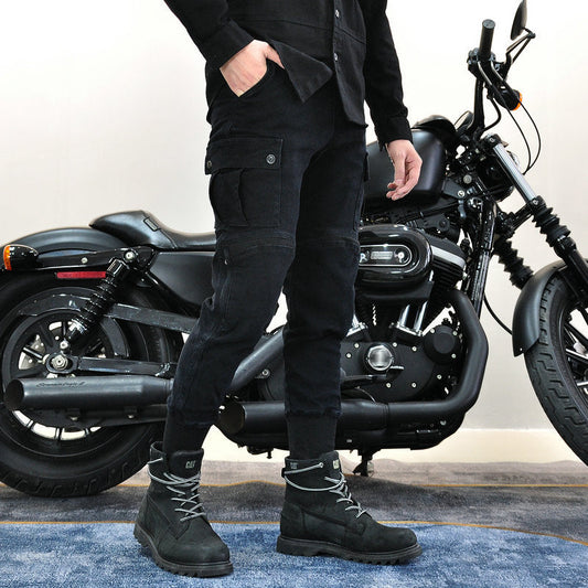 Men’s Motorcycle Kevlar K‑6 Casual Cargo Riding Pants