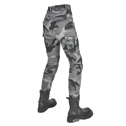 Women’s R9 Camo Motorcycle Jeans fit All Seasons
