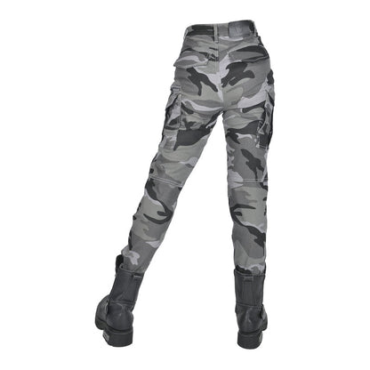 Women’s R9 Camo Motorcycle Jeans fit All Seasons