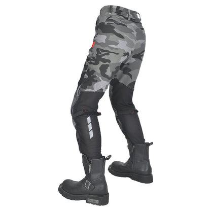 Women’s Summer Camo Moto Jeans with Mesh Panels