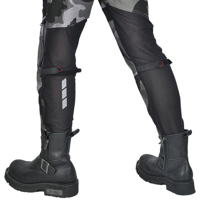 Women’s Summer Camo Moto Jeans with Mesh Panels