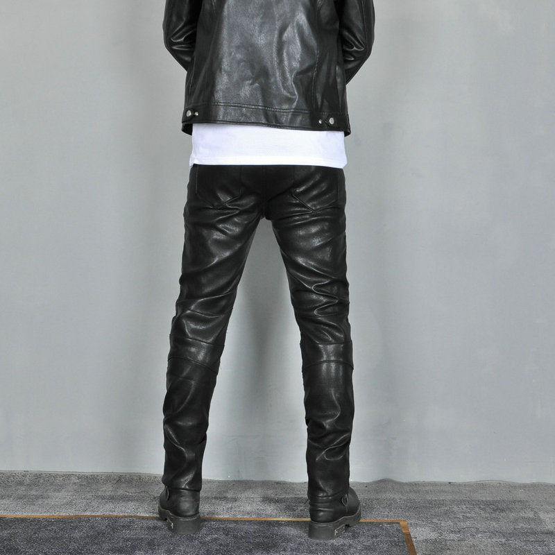 Men’s Forge 27 Fleece-Lined Motorcycle Leather Pants