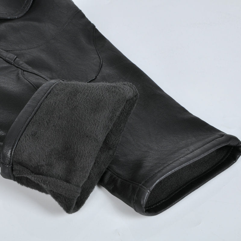 Men’s Forge 27 Fleece-Lined Motorcycle Leather Pants