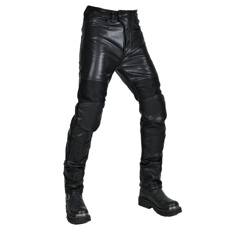 Men’s Forge 27 Fleece-Lined Motorcycle Leather Pants