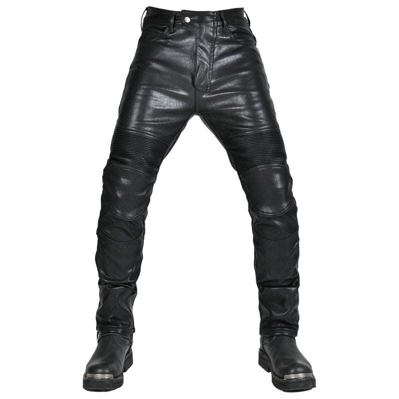 Men’s Forge 27 Fleece-Lined Motorcycle Leather Pants