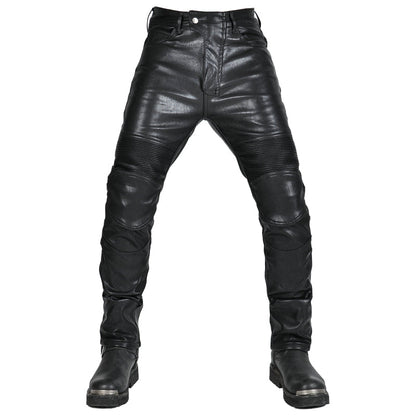 Men’s Forge 27 Fleece-Lined Motorcycle Leather Pants