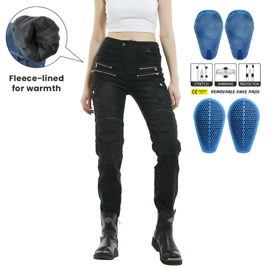 Fierce 4 Women's Winter Fleece-lined Motorcycle Jeans
