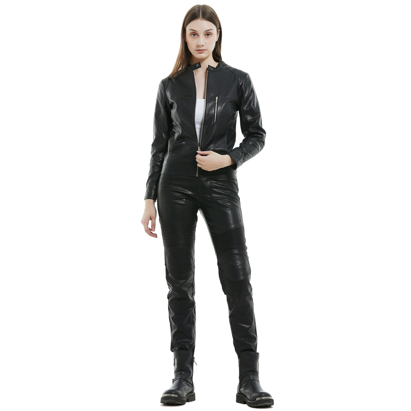 The Forge 27 Women's Fleece-Lined Armored Winter Moto Leather Pants