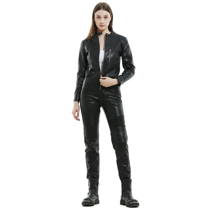 The Forge 27 Women's Fleece-Lined Armored Winter Moto Leather Pants