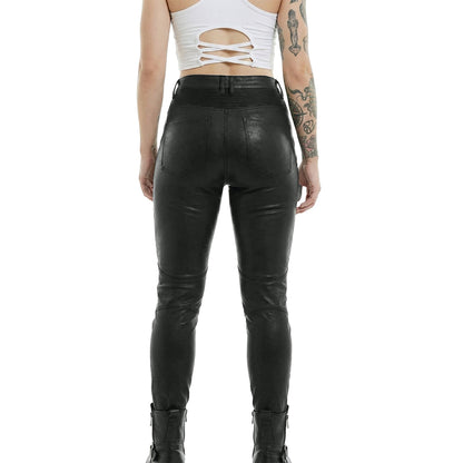 The Forge 27 Women's Fleece-Lined Armored Winter Moto Leather Pants