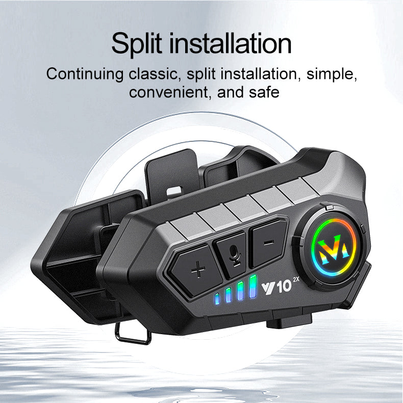Y10-2x Bluetooth Headset Intercom 300m