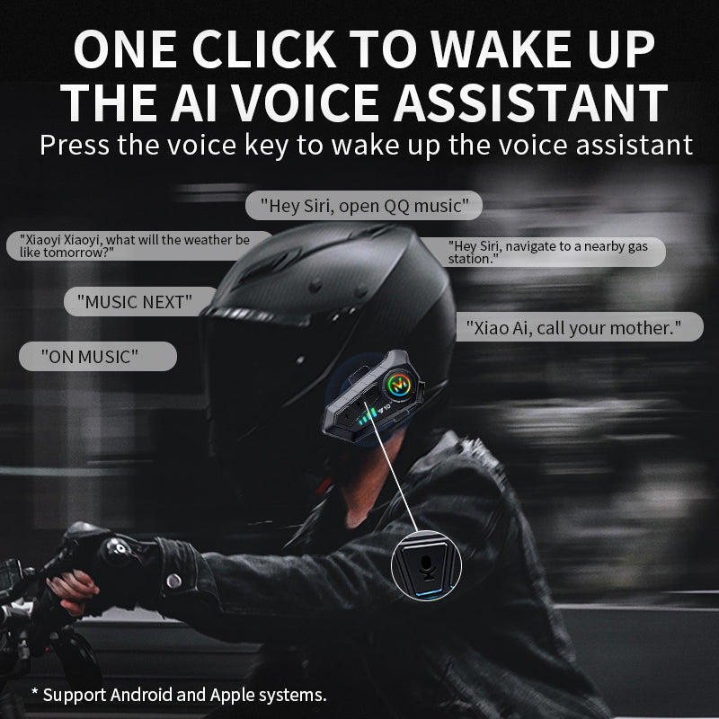 Y10-2x Bluetooth Headset Intercom 300m