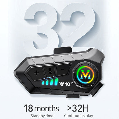 Y10-2x Bluetooth Headset Intercom 300m