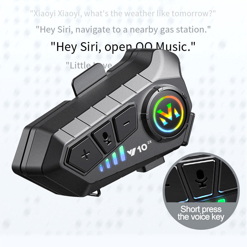 Y10-2x Bluetooth Headset Intercom 300m