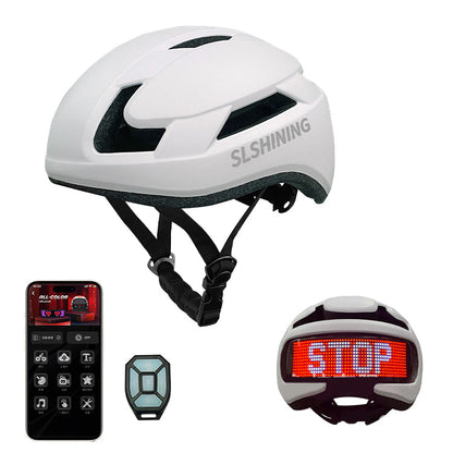 LED Display All-Season Bicycle Ski Leisure Helmet
