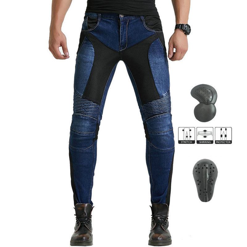 Furious 71 Men’s Summer Riding Jeans With Protection Gear