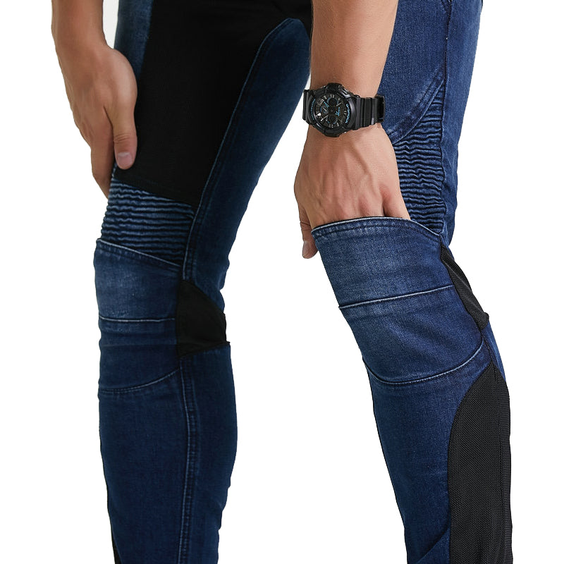 Furious 71 Men’s Summer Riding Jeans With Protection Gear