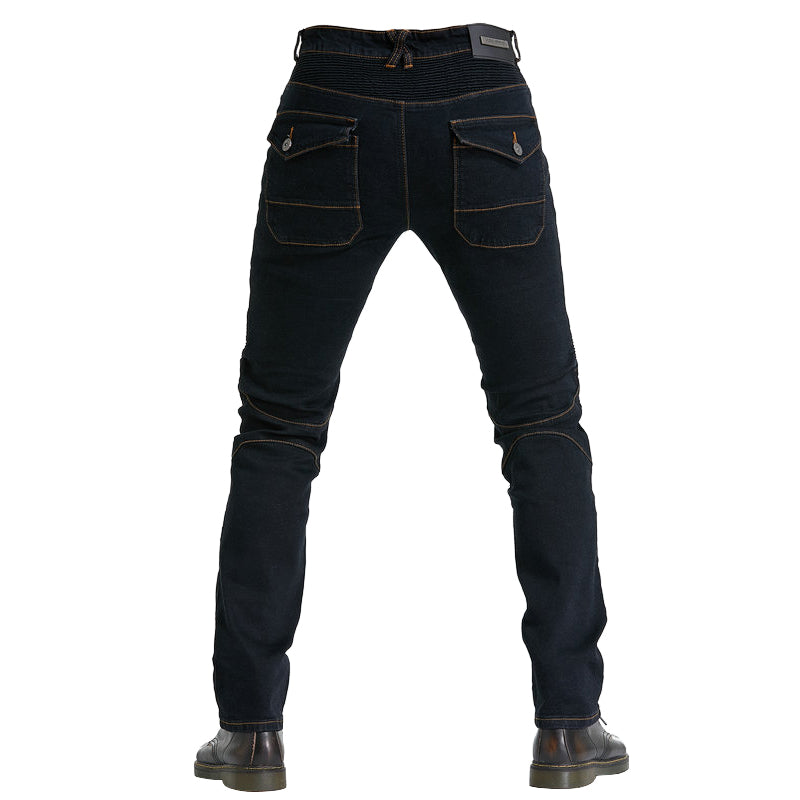 Motorcycle Riding PK718 Jeans With Protection Gear - Black