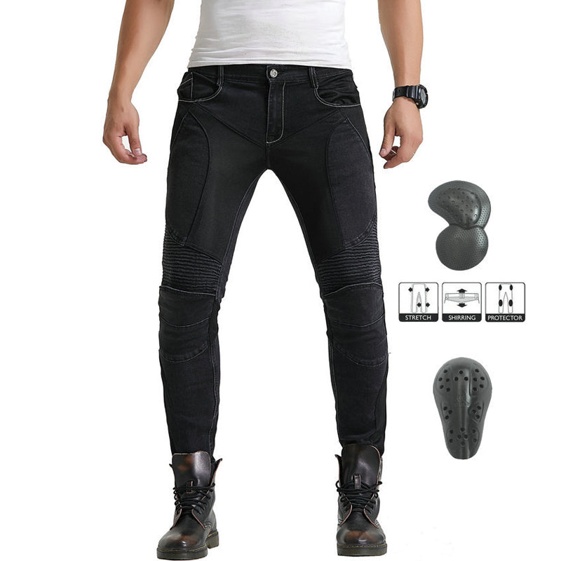 Furious 71 Men’s Summer Riding Jeans With Protection Gear