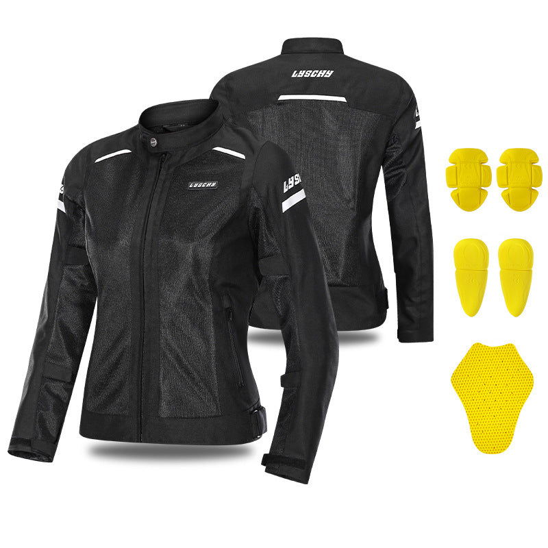 Women's Motorcycle Mesh Protective Jacket