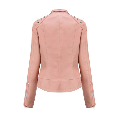 Women's Rivet Biker Jacket