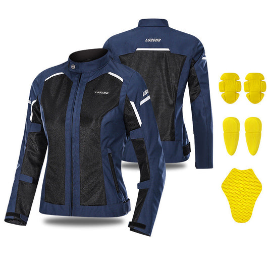 Women's Motorcycle Mesh Protective Jacket