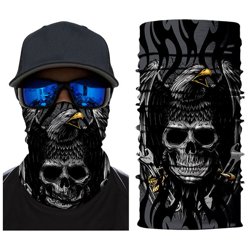 15 in 1 Motorcycle Neck Gaiter Headwear
