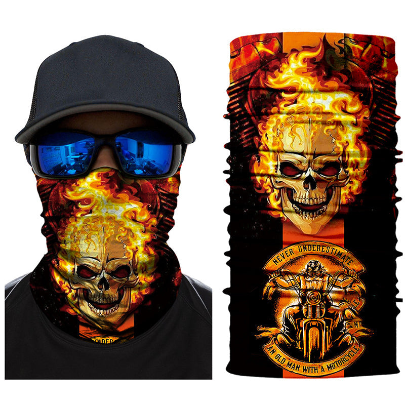 15 in 1 Motorcycle Neck Gaiter Headwear