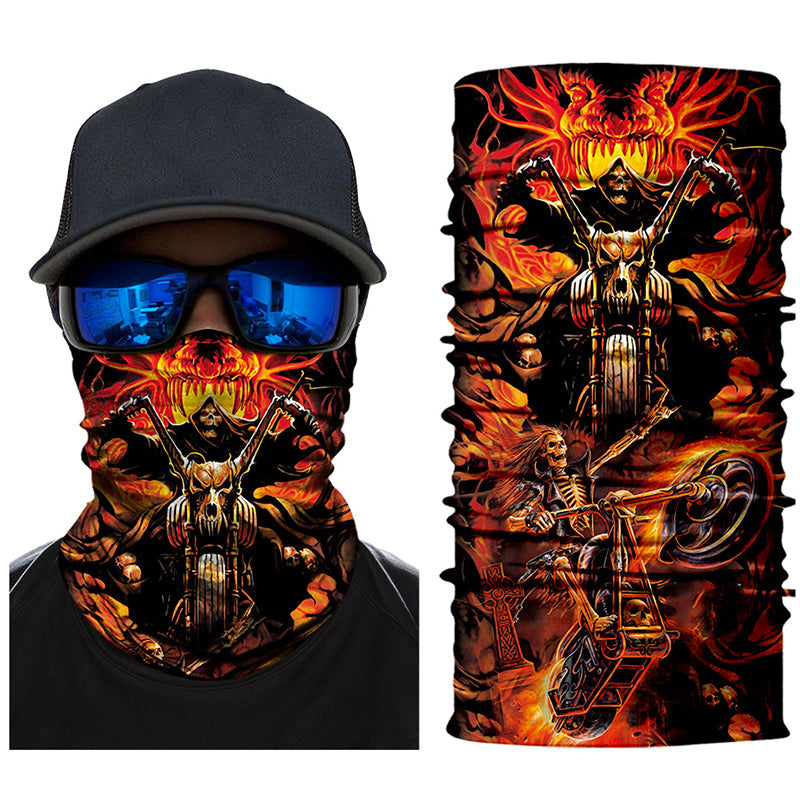 15 in 1 Motorcycle Neck Gaiter Headwear
