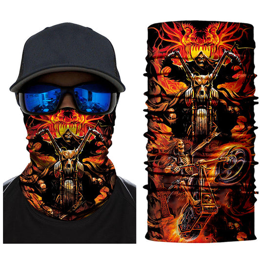 15 in 1 Motorcycle Neck Gaiter Headwear