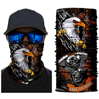 15 in 1 Motorcycle Neck Gaiter Headwear