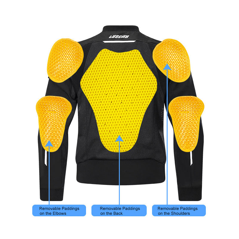 Summer Mesh Bomber Moto Jacket With Armor