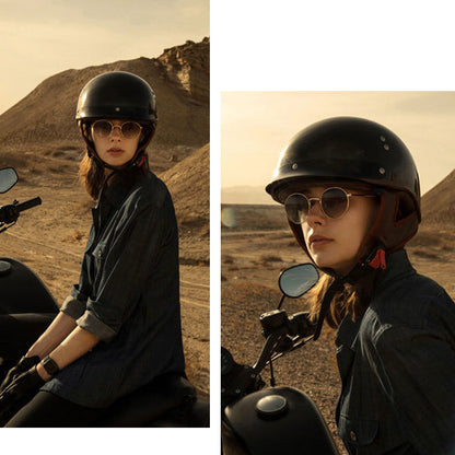 American Vintage Half Face Cruising Helmet