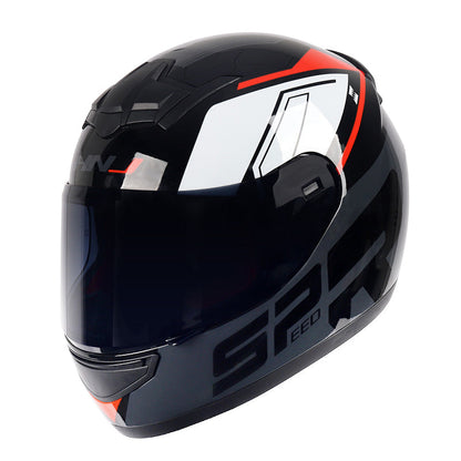 Full Face Motorcycle Helmet with Cool Horns